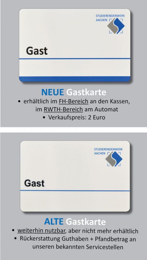 Das Pfand für die Gastkarte entfällt - Studierendenwerk Aachen